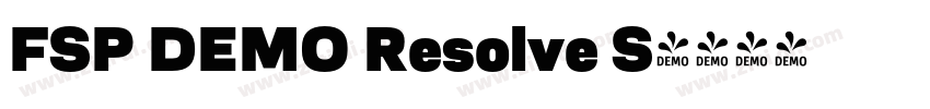 FSP DEMO Resolve S字体转换 FSP DEMO Resolve S字体转换